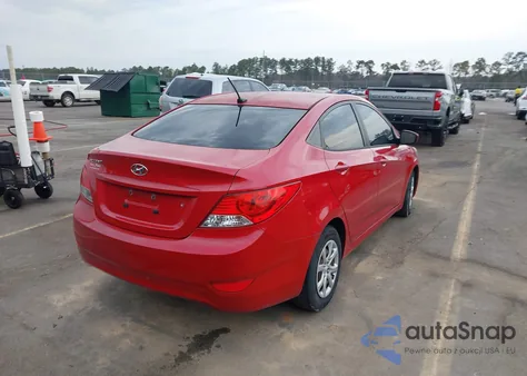 2014 Hyundai Accent Gls z USA, uszkodzony, nr VIN KMHCT4AE5EU642151